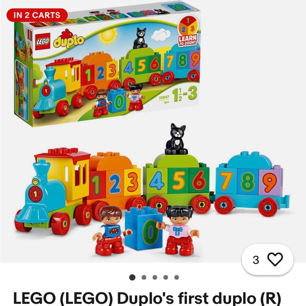 LEGO Duplo Vibrant Learning Train Set
